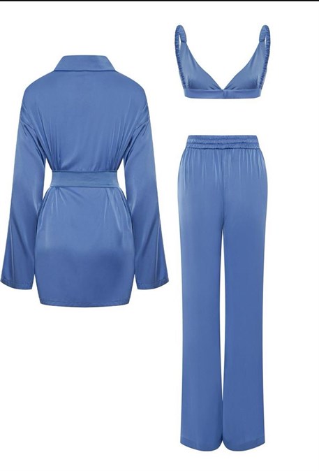 Шелковый костюм - фото 72099