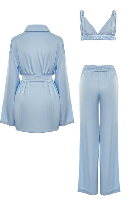 Шелковый костюм - фото 72104