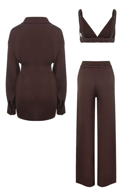 Шелковый костюм - фото 72143