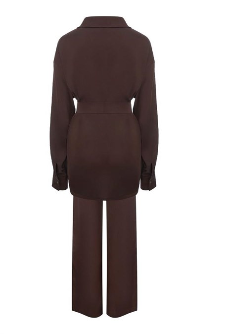 Шелковый костюм - фото 72145