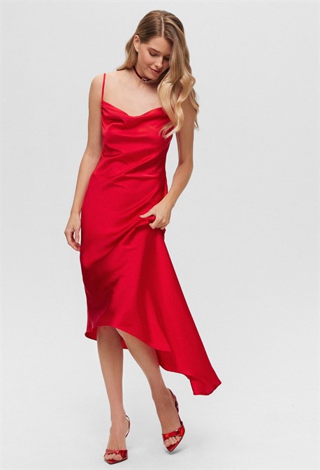 Платье-комбинация миди - фото 73026