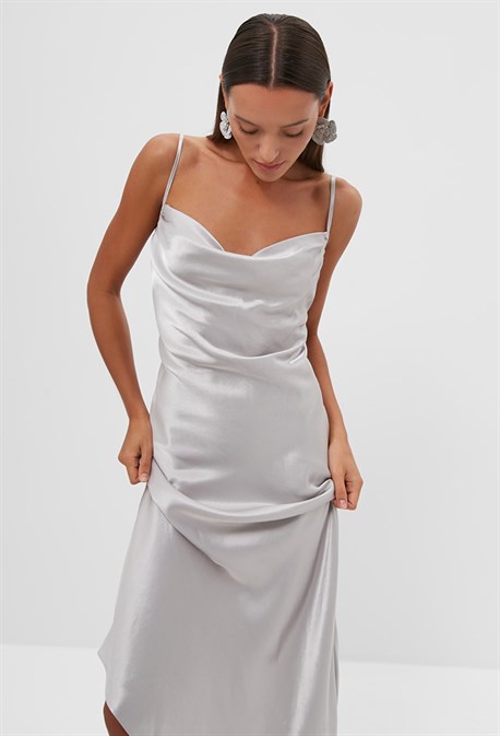 Платье-комбинация миди - фото 73029