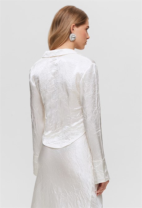 Блуза на завязках - фото 73036