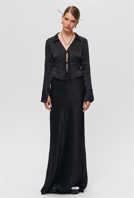 Блуза на завязках - фото 73045