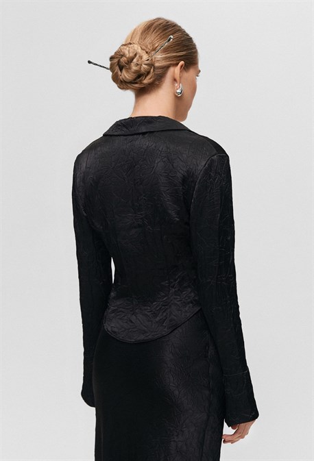 Блуза на завязках - фото 73047