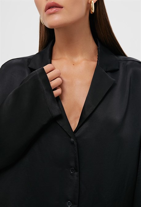 Блуза атласная - фото 73058