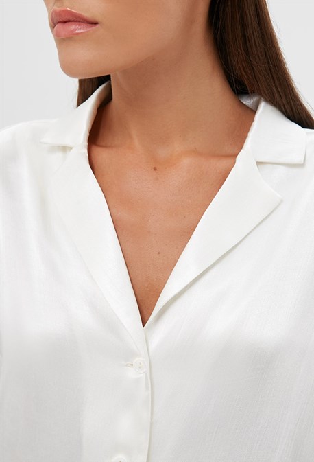 Блуза атласная - фото 73067