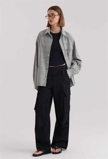 Рубашка в клетку - фото 73101