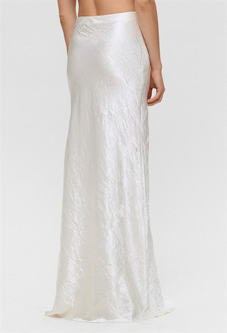 Юбка по косой мятая - фото 73128