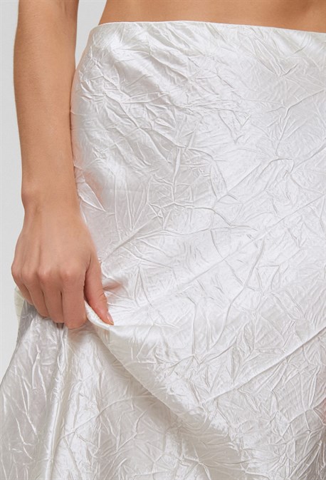 Юбка по косой мятая - фото 73129