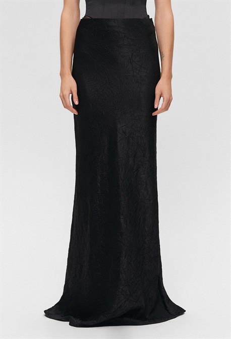 Юбка по косой мятая - фото 73132