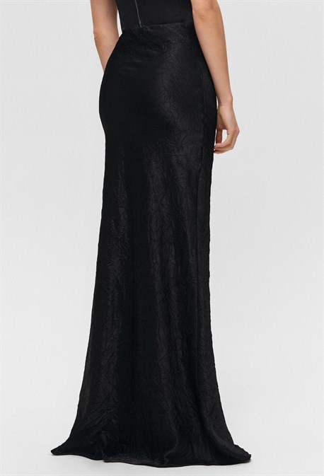 Юбка по косой мятая - фото 73133