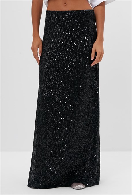 Юбка с пайетками - фото 73163