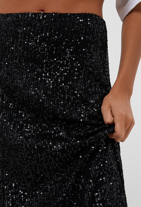 Юбка с пайетками - фото 73165