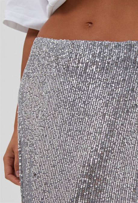 Юбка с пайетками - фото 73173