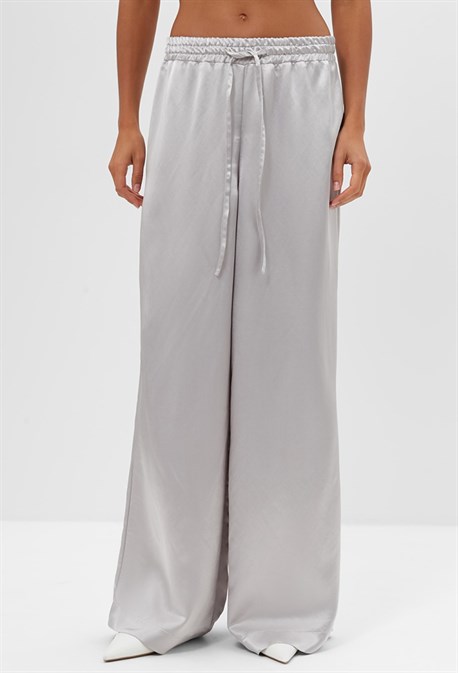 Брюки атласные - фото 73256