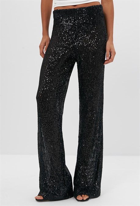 Брюки с пайетками - фото 73284