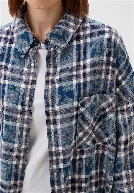 Фланелевая рубашка - фото 73525