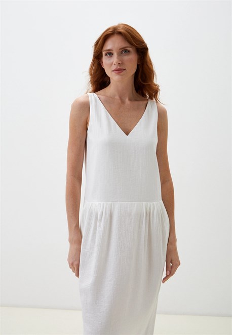 Платье из жатой вискозы - фото 73540