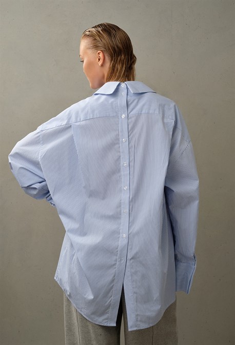 Рубашка в полоску - фото 73937