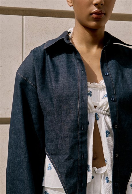 Рубашка джинсовая - фото 73944