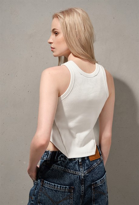 Топ в рубчик - фото 74020