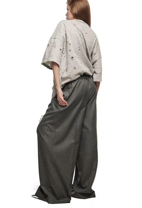 Брюки шефа с разрезом - фото 74135