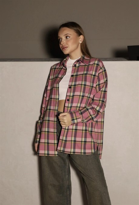 Рубашка в клетку - фото 74326