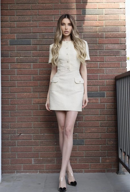 Твидовое платье Anna - фото 74471