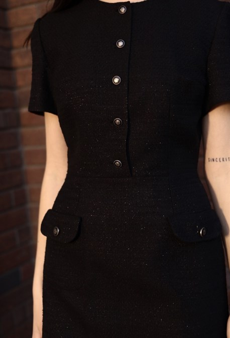 Твидовое платье Hanna - фото 74476