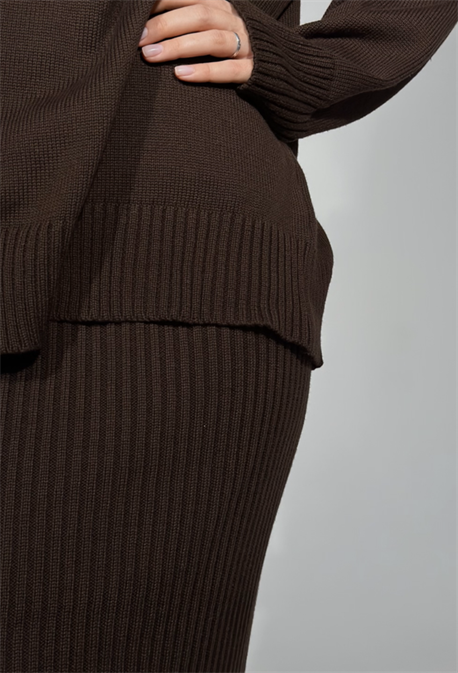 Вязаный костюм Brown - фото 74634