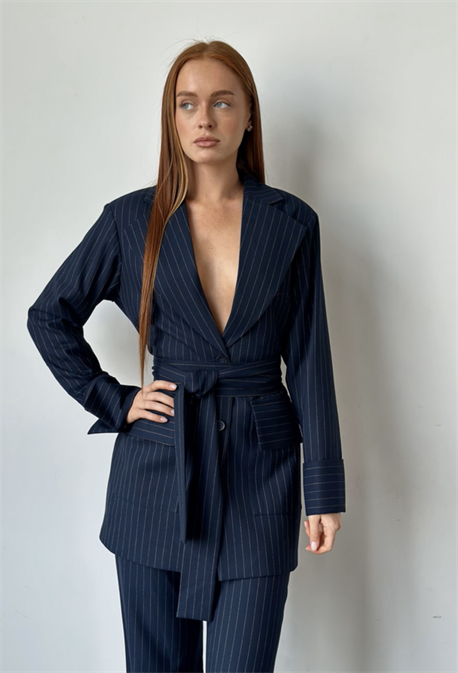 Жакет в полоску - фото 74641