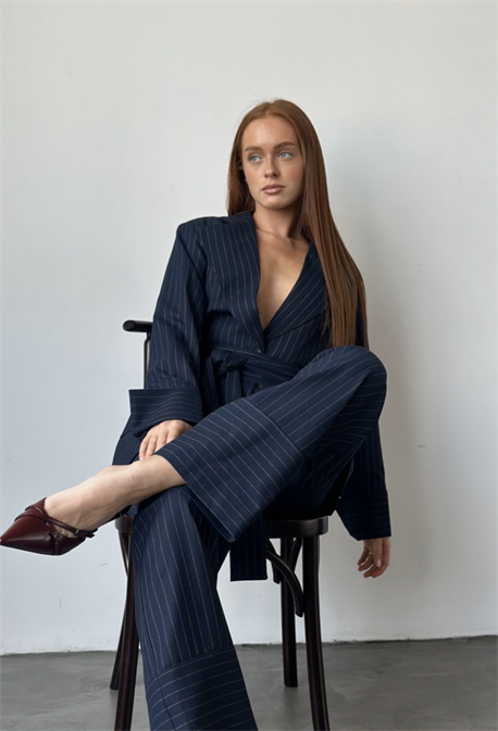 Брюки в полоску - фото 74644