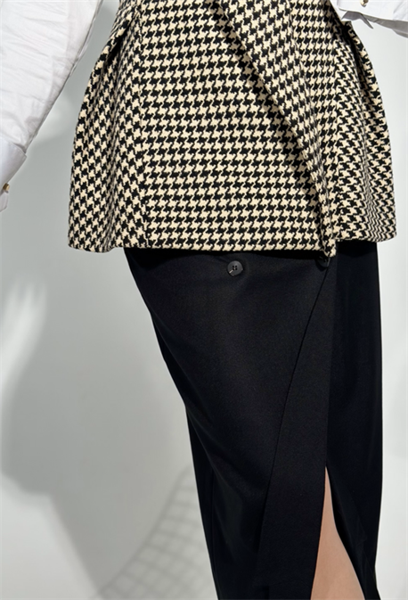 Шерстяной жилет из твида - фото 74664