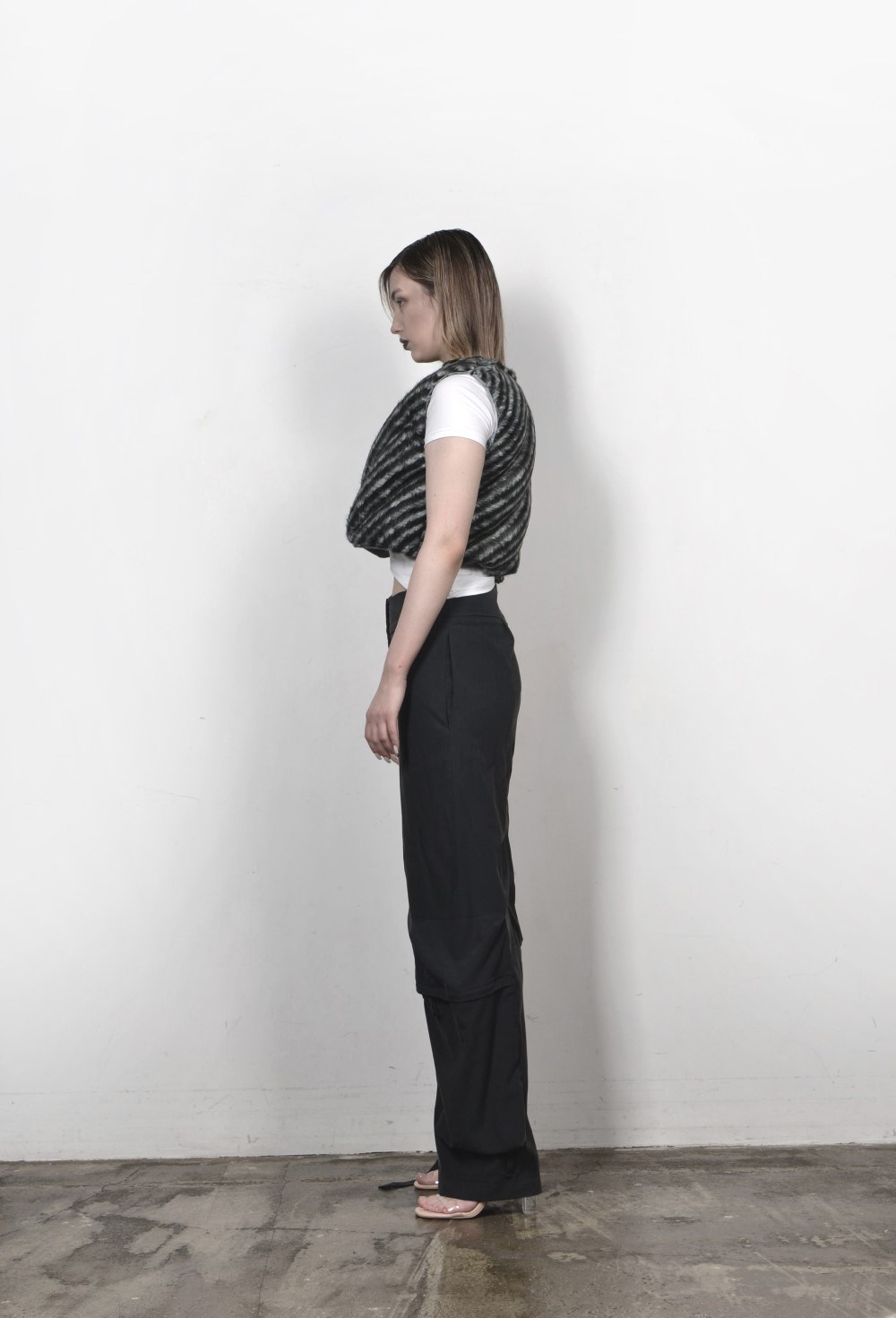 Жилет Mohair stripe - фото 75583