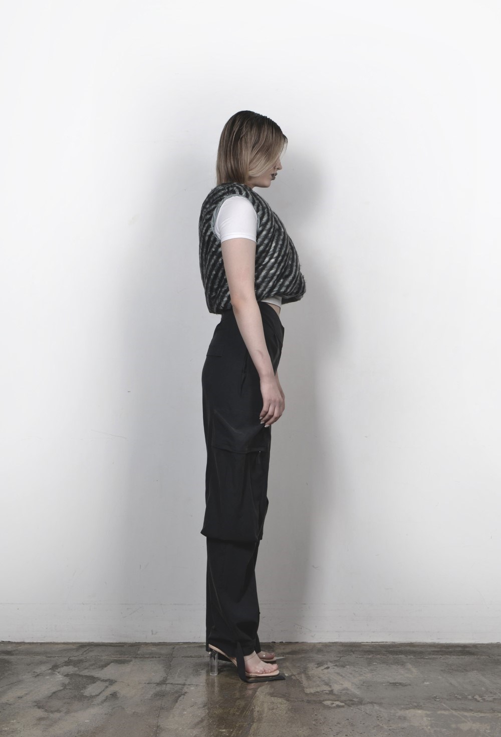 Жилет Mohair stripe - фото 75584