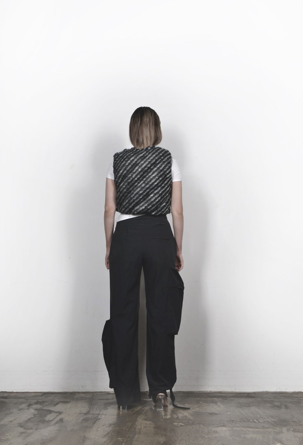 Жилет Mohair stripe - фото 75585