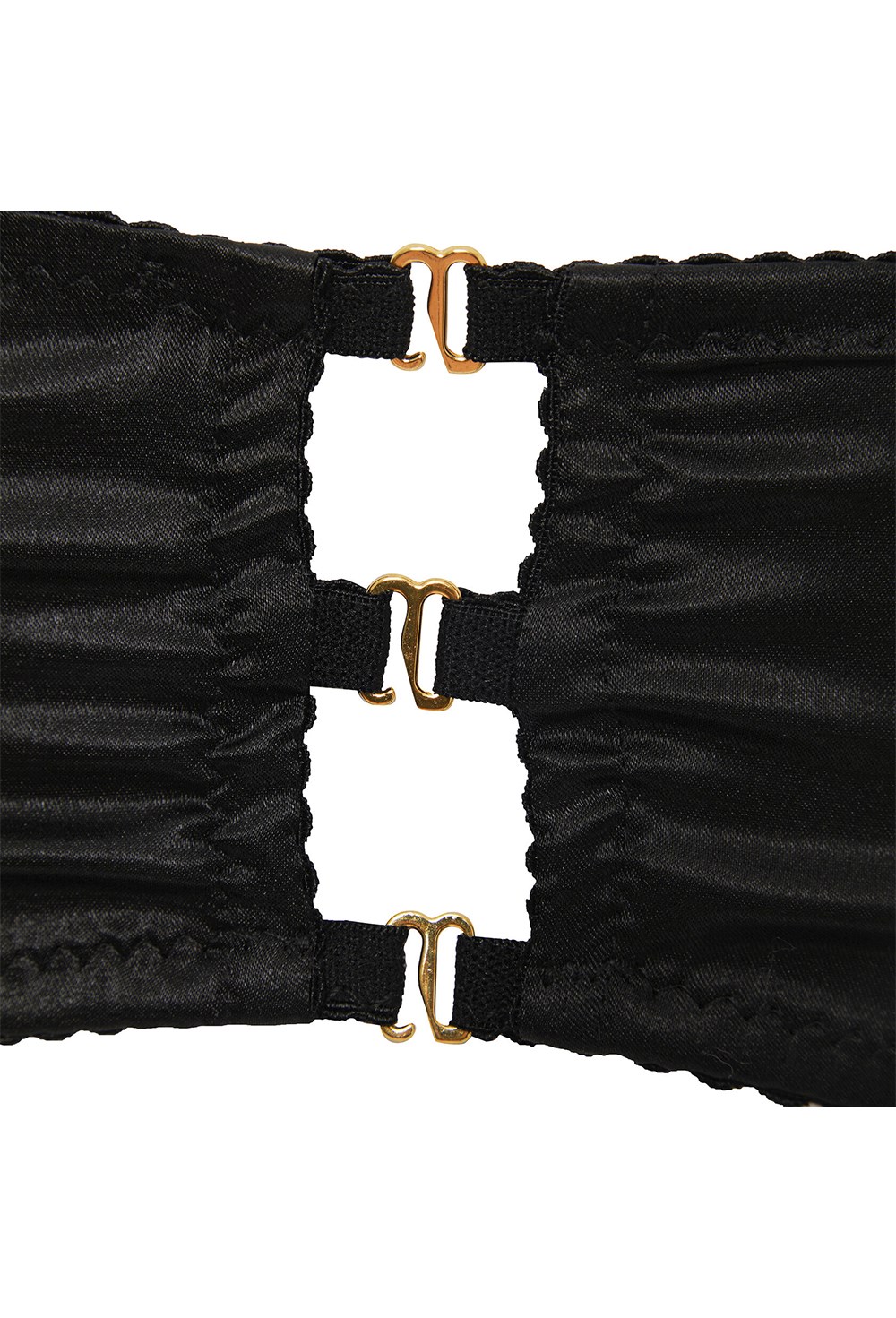 Корсетный топ из атласа Black Tie - фото 75935