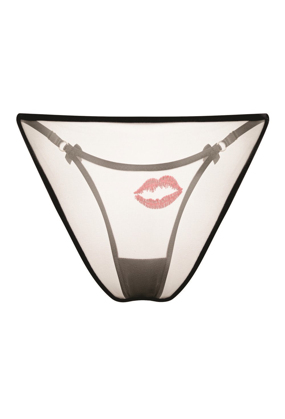 Прозрачные классические трусики Crime - фото 76003