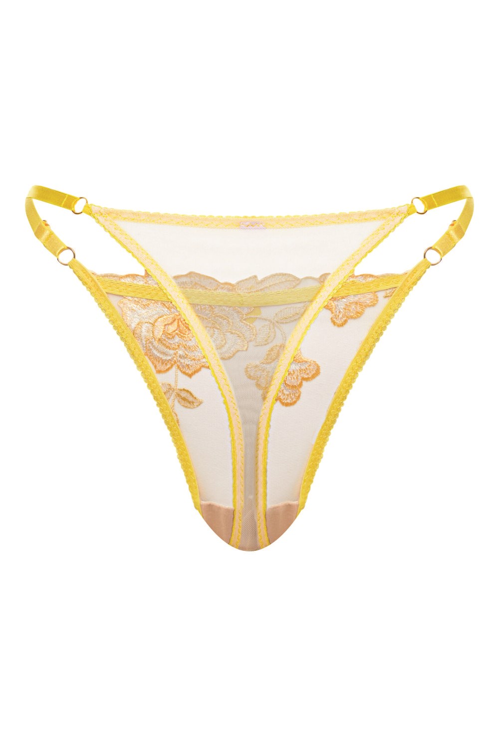 Прозрачные трусики-стринги Peony - фото 76038