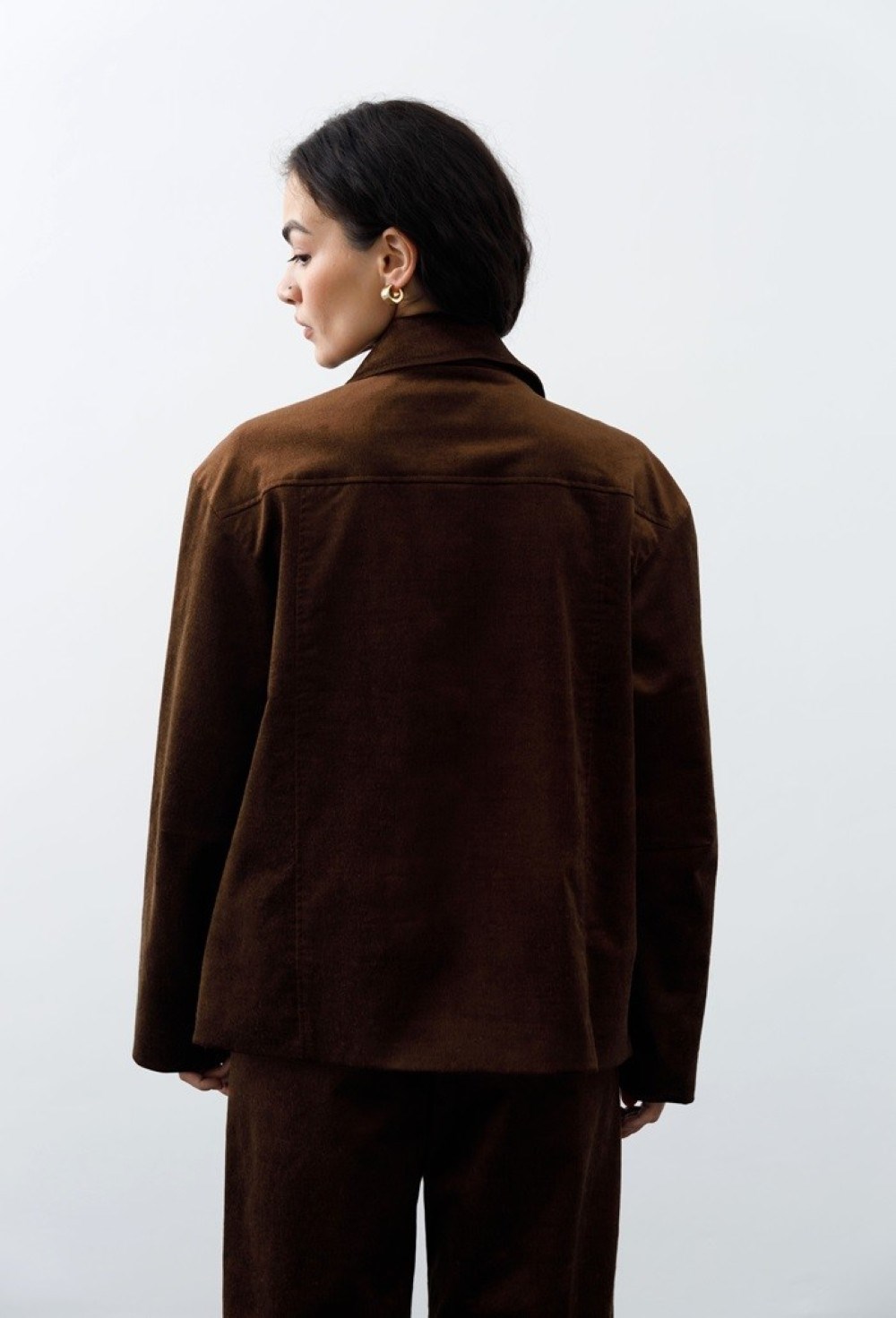 Жакет из велюра - фото 76414