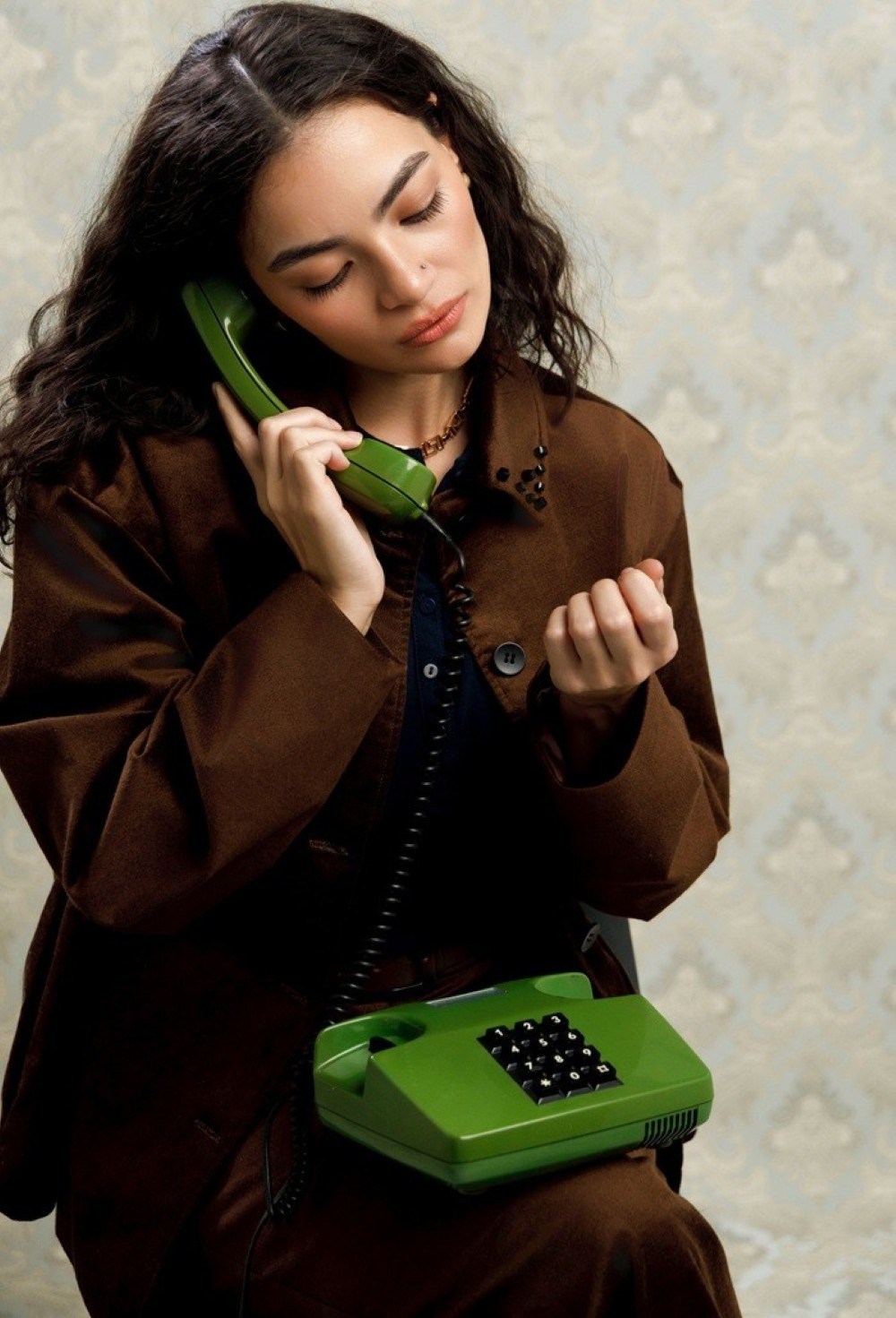 Жакет из велюра - фото 76417