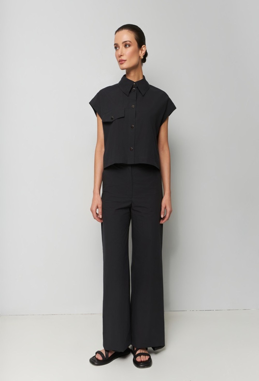 Широкие брюки - фото 76545