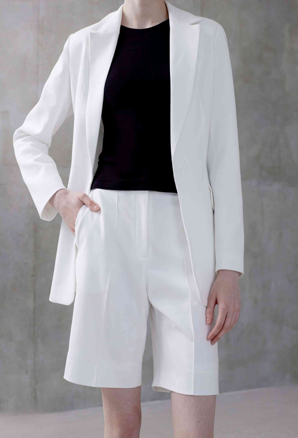 TOTAL WHITE шорты - фото 76577