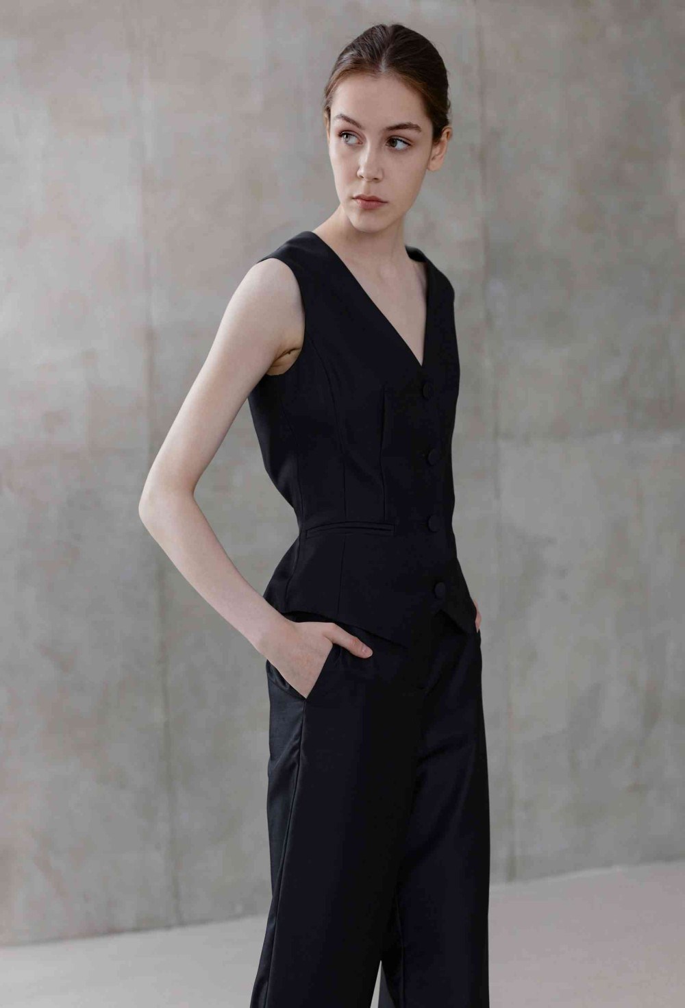 Жилет из шелка и вискозы - фото 76595