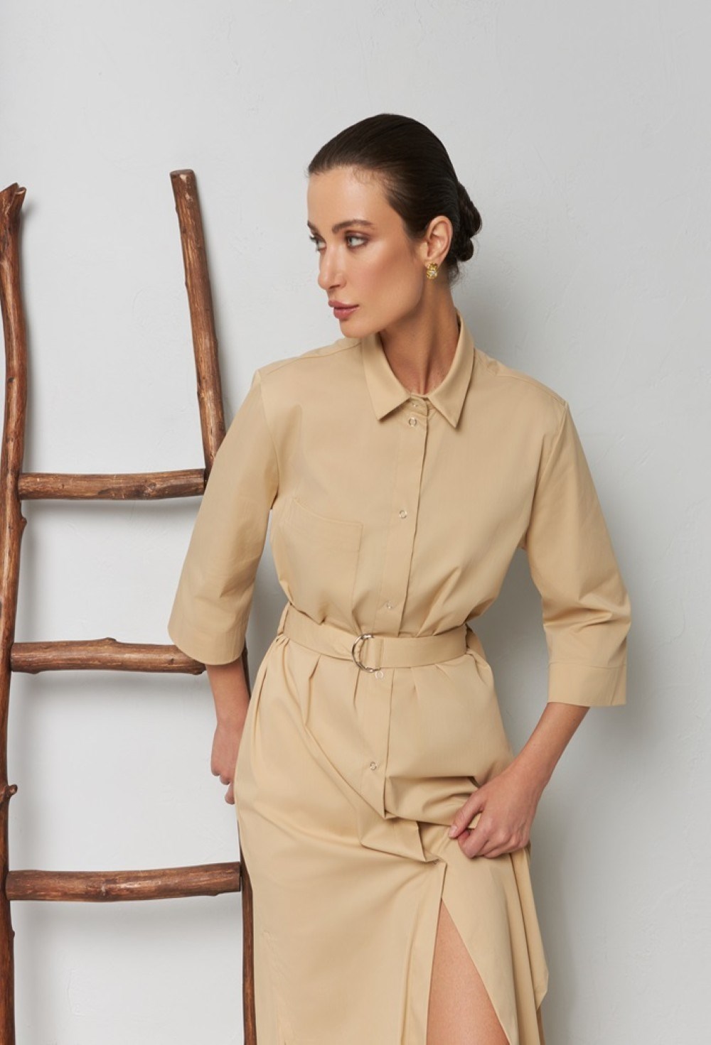 Платье-рубашка - фото 76614