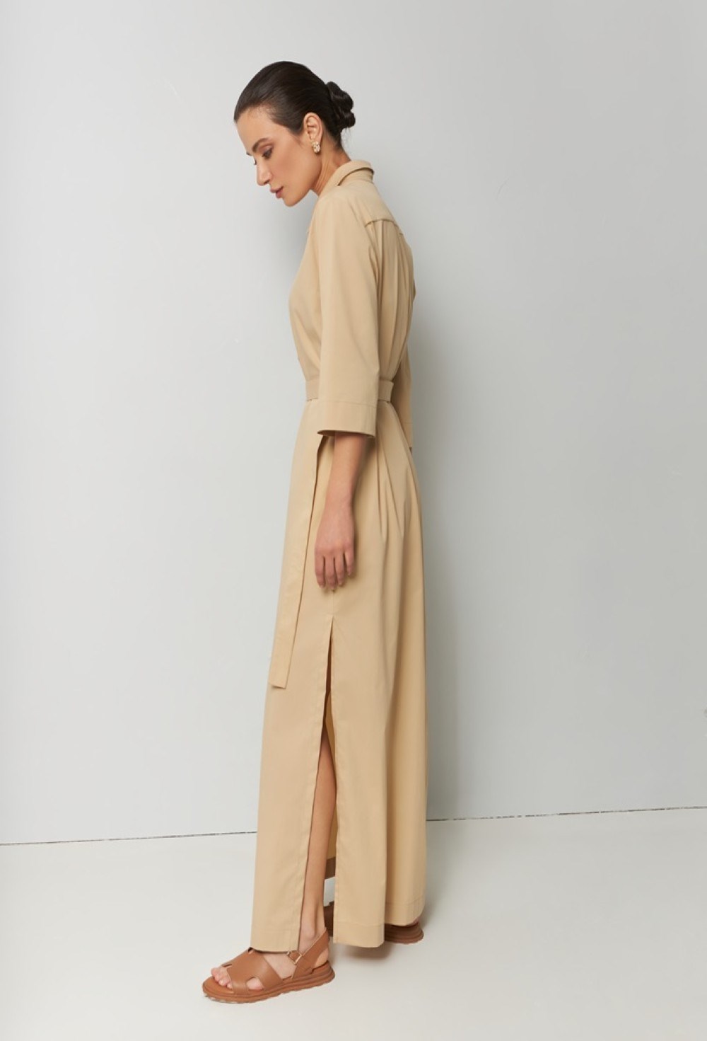 Платье-рубашка - фото 76617