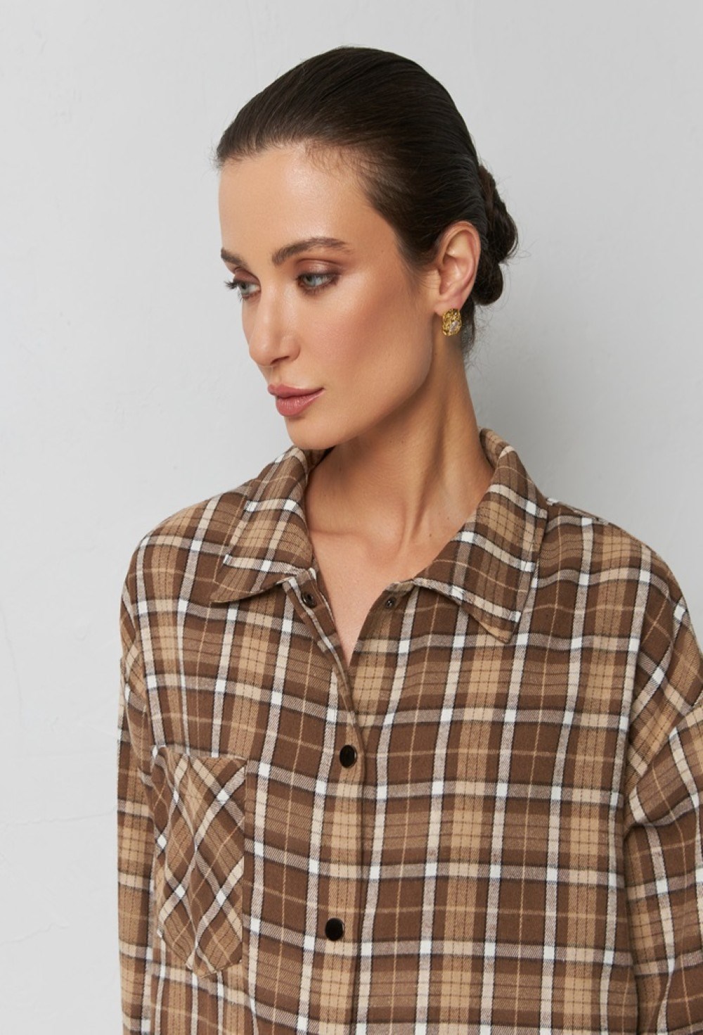 Рубашка из фланели - фото 76694