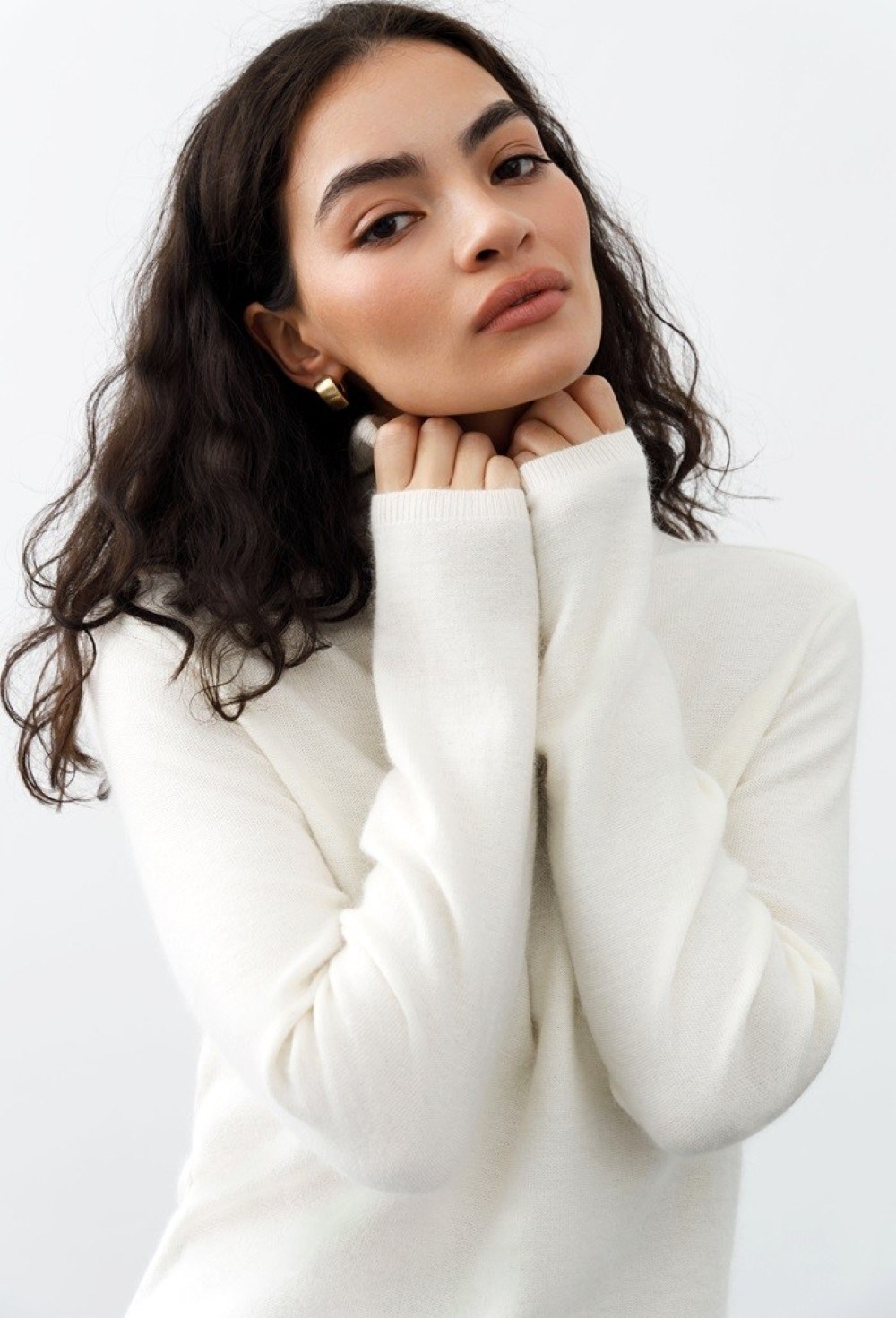 Джемпер с воротником - фото 76729