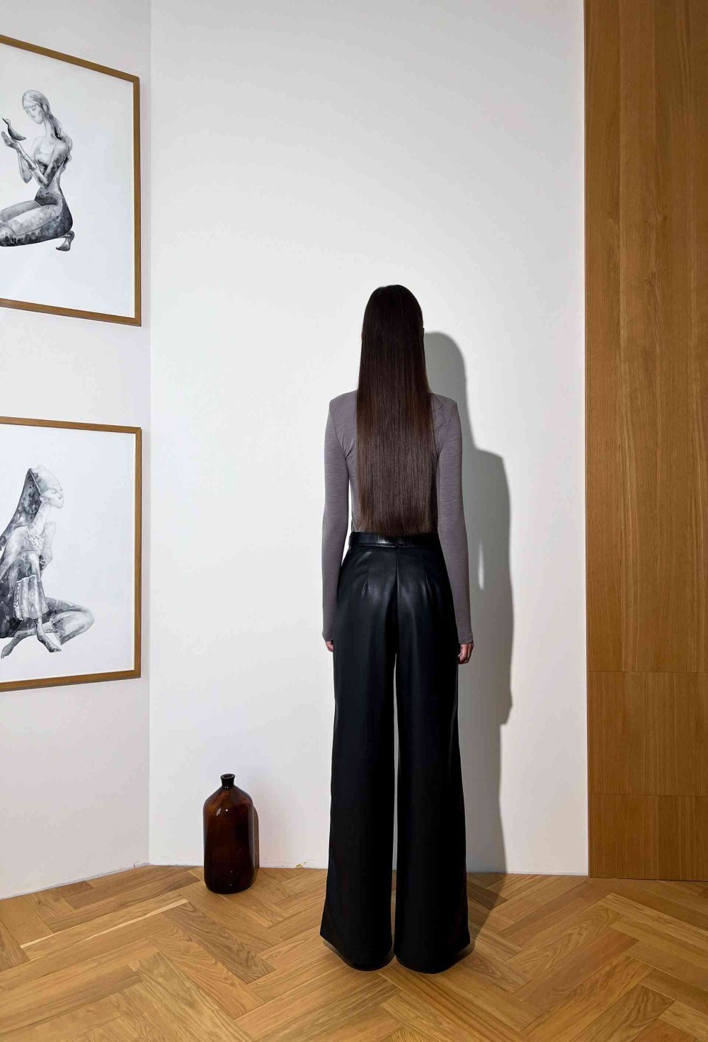 Лонгслив из вискозы и шерсти - фото 76759